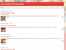 Tablet Screenshot of jecuisinetout.blogspot.com
