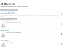 Tablet Screenshot of ms-sql-server-performance.blogspot.com
