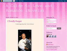 Tablet Screenshot of aguidetoloveandromancenovels.blogspot.com