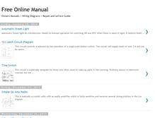Tablet Screenshot of freeonlinemanual.blogspot.com
