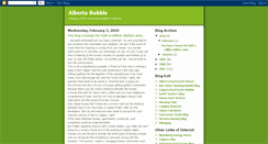 Desktop Screenshot of albertabubble.blogspot.com