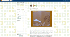 Desktop Screenshot of gingerhaole.blogspot.com