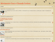 Tablet Screenshot of movimentococoeciranda.blogspot.com