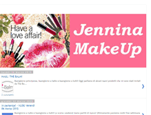 Tablet Screenshot of jenninamakeup.blogspot.com