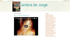 Desktop Screenshot of lacambradejorge.blogspot.com