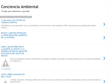 Tablet Screenshot of concienciaambientalysocial.blogspot.com