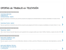 Tablet Screenshot of ofertastrabajotv.blogspot.com