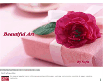 Tablet Screenshot of beautifulartbysofia.blogspot.com