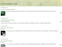 Tablet Screenshot of el-escarabajo-azul.blogspot.com