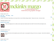 Tablet Screenshot of mckinleymargo.blogspot.com