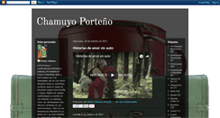 Desktop Screenshot of chamuyoportenio.blogspot.com