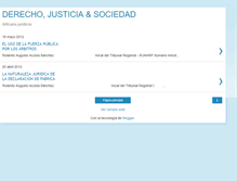 Tablet Screenshot of derechojusticiasociedad.blogspot.com