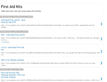 Tablet Screenshot of first-aid-kit.blogspot.com