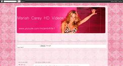 Desktop Screenshot of mariahcareyhdvideos.blogspot.com