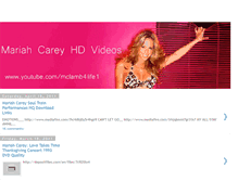 Tablet Screenshot of mariahcareyhdvideos.blogspot.com