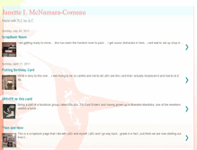 Tablet Screenshot of janettecomeau.blogspot.com