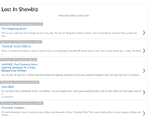 Tablet Screenshot of lostintheshowbiz.blogspot.com