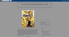 Desktop Screenshot of leblogdesmonstrueuxamis.blogspot.com