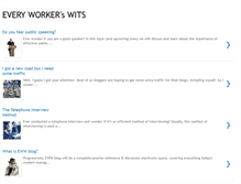 Tablet Screenshot of everyworkerswits.blogspot.com