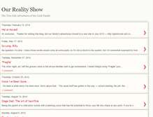 Tablet Screenshot of lifeasarealityshow.blogspot.com