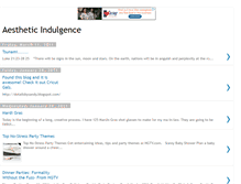 Tablet Screenshot of aestheticindulgence2011.blogspot.com