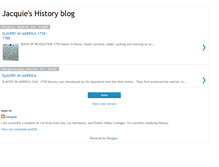 Tablet Screenshot of jacquieshistoryblog.blogspot.com