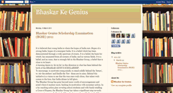 Desktop Screenshot of bhaskarkegenius.blogspot.com