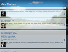 Tablet Screenshot of markthuesen.blogspot.com