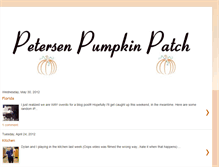 Tablet Screenshot of petersenpumpkinpatch.blogspot.com