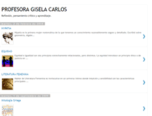 Tablet Screenshot of maestragiselacarlos.blogspot.com