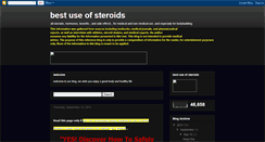Desktop Screenshot of beststeroidsuse.blogspot.com