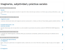 Tablet Screenshot of imaginariosubjetividadpracticas.blogspot.com