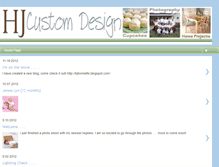 Tablet Screenshot of hjcustomdesign.blogspot.com