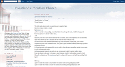 Desktop Screenshot of coastlandschristianchurch.blogspot.com