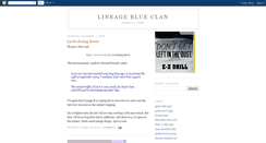 Desktop Screenshot of lineageblueclan.blogspot.com