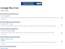 Tablet Screenshot of lineageblueclan.blogspot.com