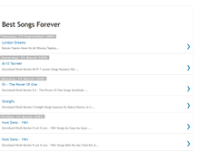 Tablet Screenshot of bestsongsforever.blogspot.com