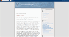 Desktop Screenshot of incthoughts.blogspot.com