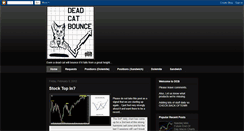 Desktop Screenshot of deadcatbouncing.blogspot.com
