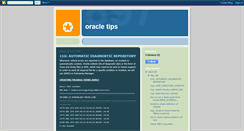 Desktop Screenshot of oracleusefultips.blogspot.com