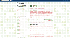 Desktop Screenshot of cubaocanada.blogspot.com