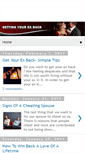 Mobile Screenshot of gettingyourexback.blogspot.com