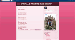 Desktop Screenshot of charismaticsong.blogspot.com
