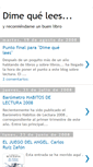 Mobile Screenshot of dimequelees.blogspot.com