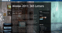 Desktop Screenshot of 365letters2011.blogspot.com