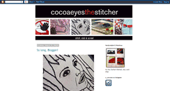 Desktop Screenshot of cocoaeyesthestitcher.blogspot.com