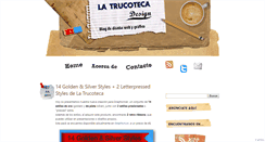 Desktop Screenshot of latrucoteca-design.blogspot.com