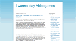 Desktop Screenshot of iwannabethegamer.blogspot.com