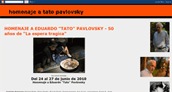 Desktop Screenshot of homenajeatatopavlovsky.blogspot.com