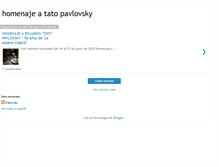 Tablet Screenshot of homenajeatatopavlovsky.blogspot.com